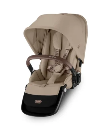 Gazelle S Sædeenhed - Almond Beige til Søskendevogne