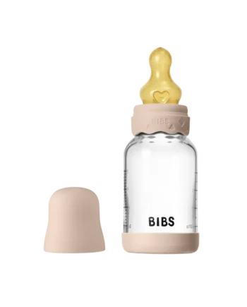 BIBS Boheme Suteflaske i Blush – Elegant 120 ml Babyflaske