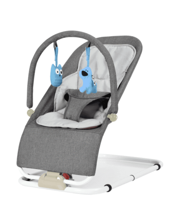 Grå Baby Bouncer – Stilren og Komfortabel Skråstol