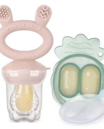 Freeze-n-feed Mini Kombi Blush fra Haakaa - Sikker smagsoplevelse