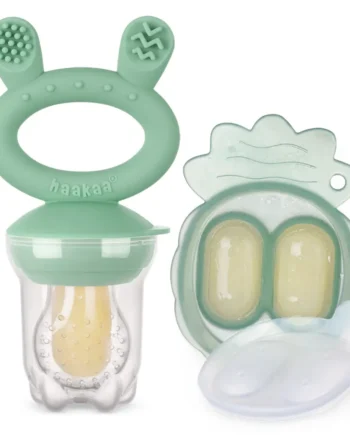 Freeze-n-feed Mini Kombi Green fra Haakaa - Sikker mad til babyer