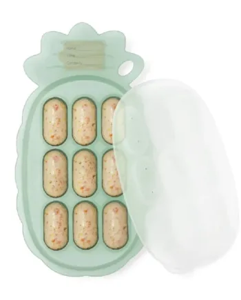 Haakaa Ananas Frysebakke - Pea Green Tilbud!