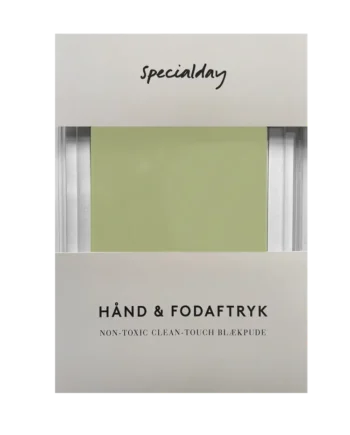 Grøn Hånd- og Fodaftryk til Baby - Non-Toxic Blækpude