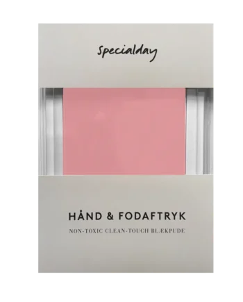 Hånd- og fodaftryk sæt i koralfarve fra Specialday
