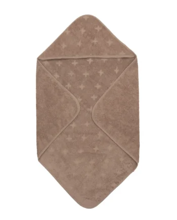 Økologisk Håndklæde med Hætte - Walnut 70 x 70 cm