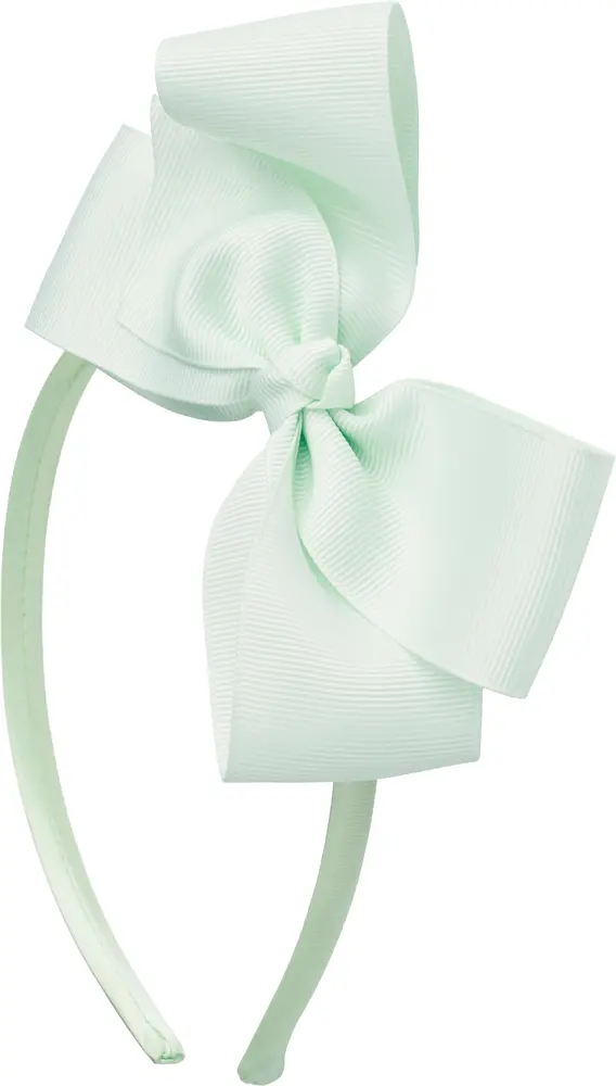 Mintfarvet Satin Hårbøjle – Perfekt til Festlige Lejligheder!
