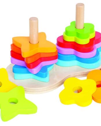 Hape Dobbelt Regnbue Stabler - Fantastisk Tilbud!