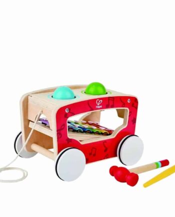 Hape Trækvogn med Aktiviteter - Sjov og Læring på Farten!
