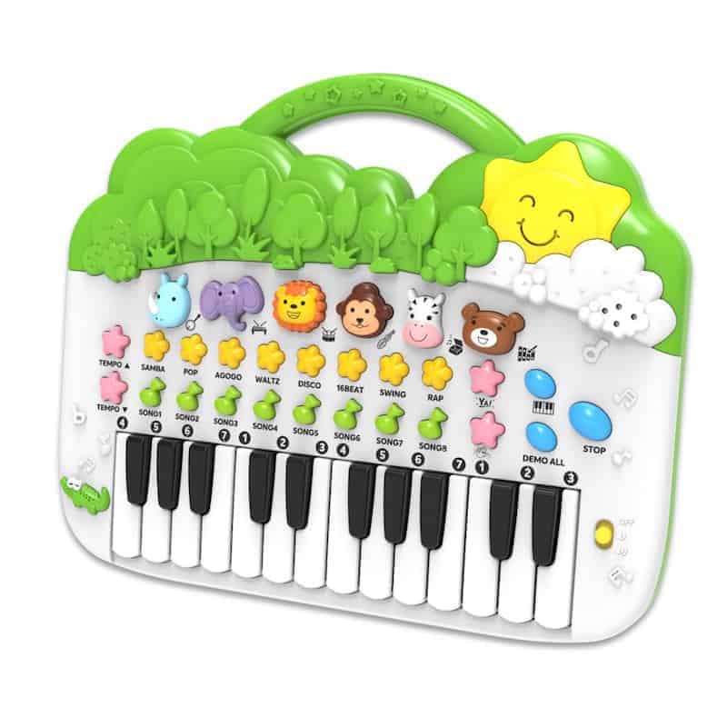 Glad Baby Keyboard med Dyrelyde – Musikleg til Børn