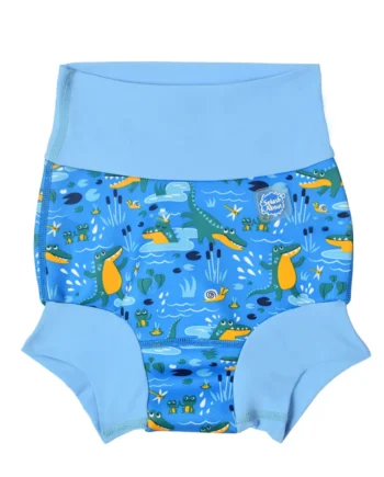 Happy Nappy Blebadebukser – Krokodille i Sump Blå