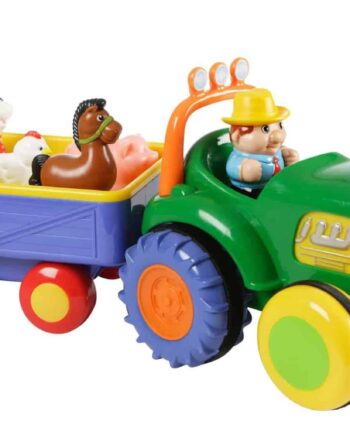 Hb Farm Traktor med Trailer - Sjovt Aktivitetslegetøj!