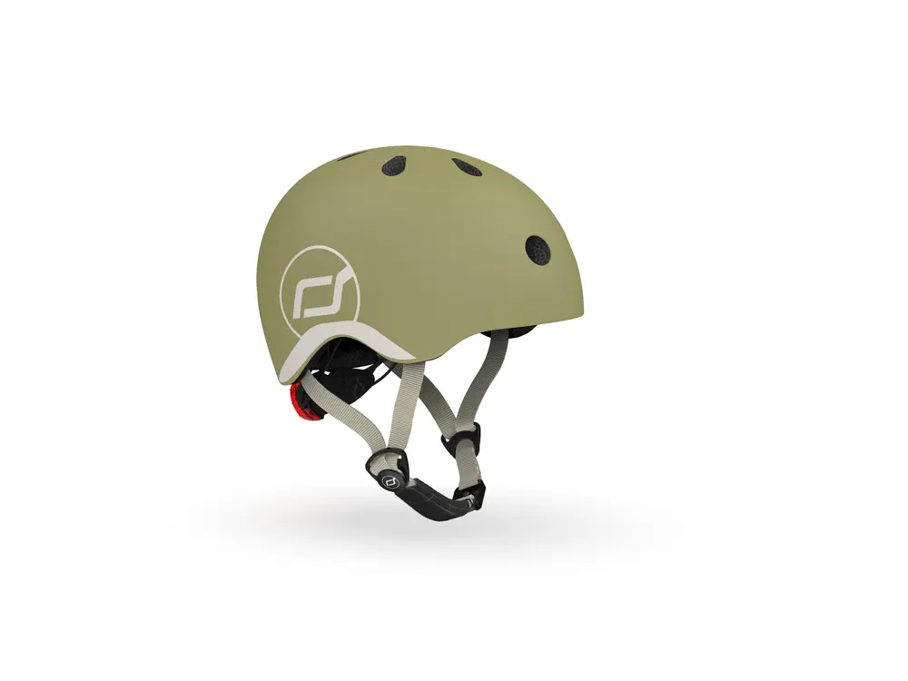 Sikker Cykelhjelm til Børn - Olive fra Scoot And Ride