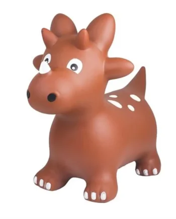 Sød Brun Hoppe Dino – Sjov Gyngehest til Børn!