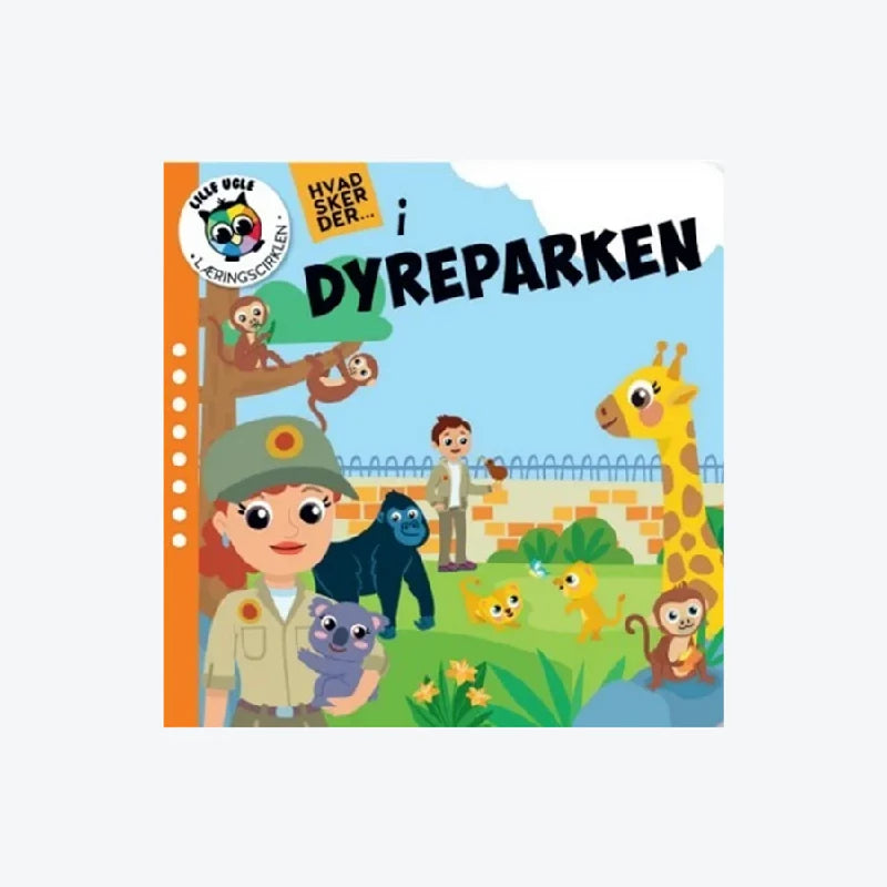 Hvad Sker Der I Dyreparken – Farverig Papbog Tilbud