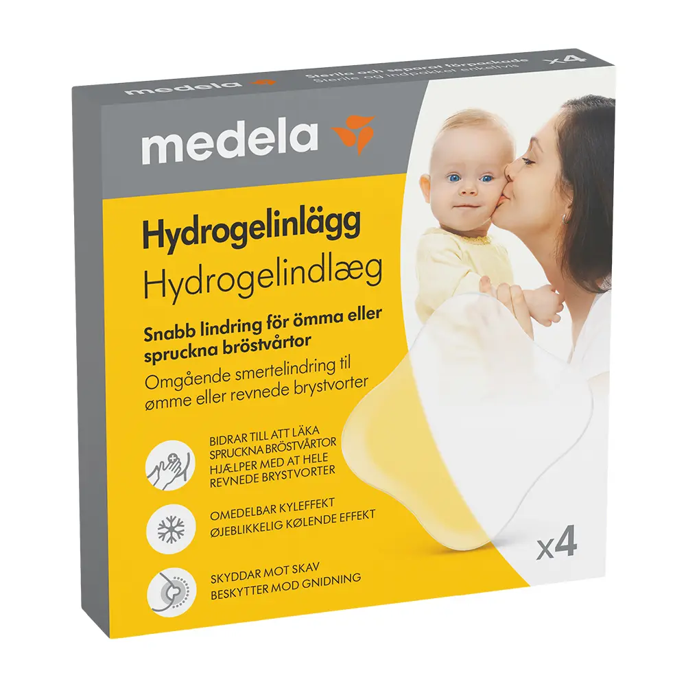 Hydrogel Pads til lindring af ømme brystvorter