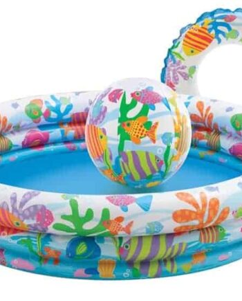 Intex Poolset Med Fisk - Ideel til Sommerleg!