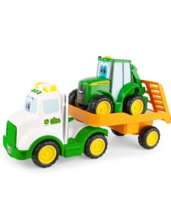 John Deere Transport Sæt med Lys og Lyd - Fantastisk Tilbud!