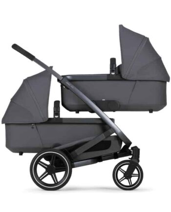 Joolz Geo3 Tvillingesæt - Pure Grey Tilbud!