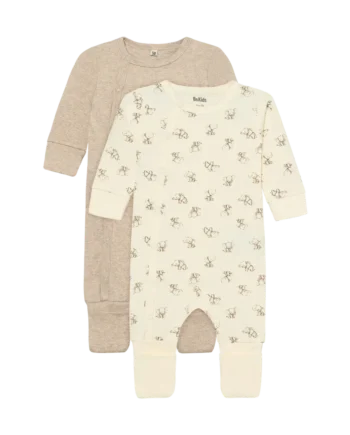 Praktisk 2-pak jumpsuits fra BeKids til babyer