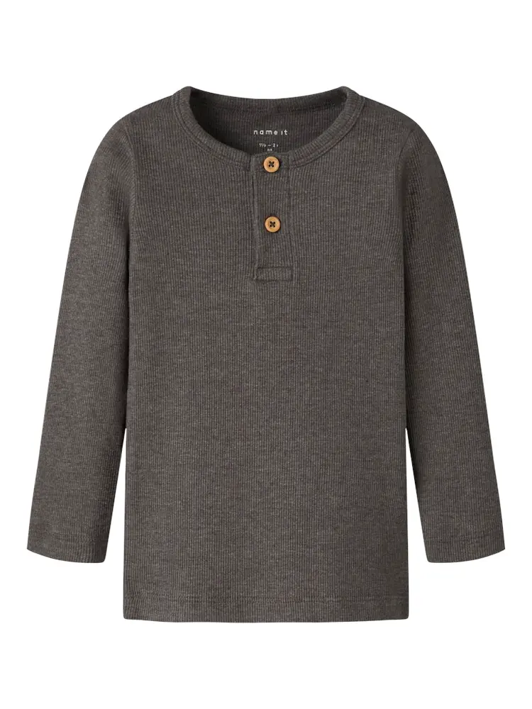 Langærmet Rib Bluse - Delicioso til Dine Børn