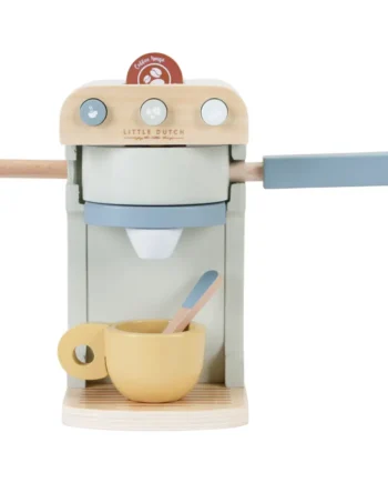 Kaffemaskine i træ fra Little Dutch - Køkkenleg til børn