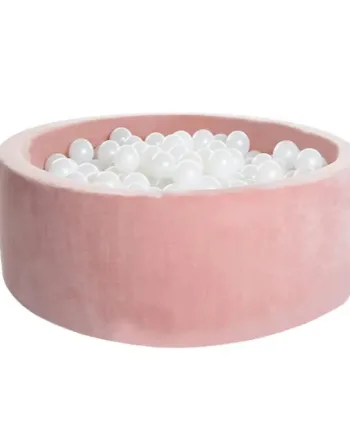 Kidkii Boldbassin Baby Pink med 250 bolde – Leg og hygge!