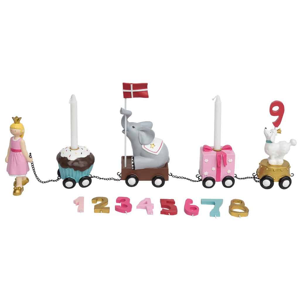 Kids By Friis Prinsesse Fødselsdagstog med Tal