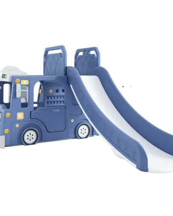 Kids Zone Aktivitetslastbil med Rutsjebane og Gynge