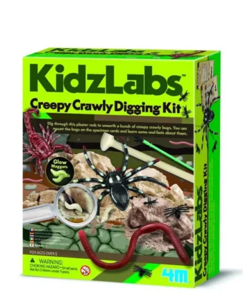 Kidzlabs Uhyggelige Insekter Udgravningssæt - Fantastisk!