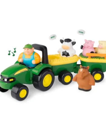 Hestevognsleg med Dyrelyde – Sjovt Legesæt fra John Deere