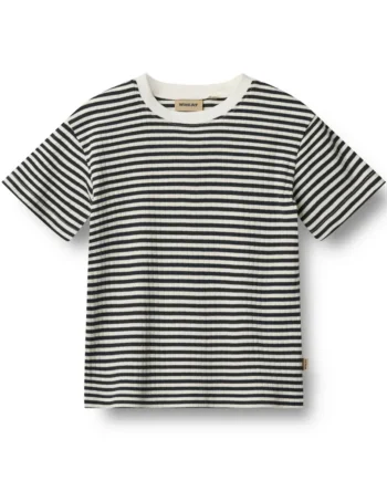 Klassisk stribet T-shirt til børn fra Wheat - perfekt til sommer!