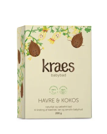 Kraes Babybad med Havre & Kokos - Naturlig Pleje 200ml