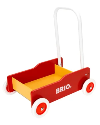 BRIO Lære-gå-vogn i Rød-gul – Ideel til små begyndere