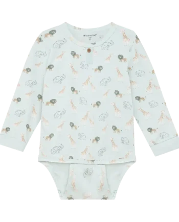 Langærmet Body    Print Sprout Green 80