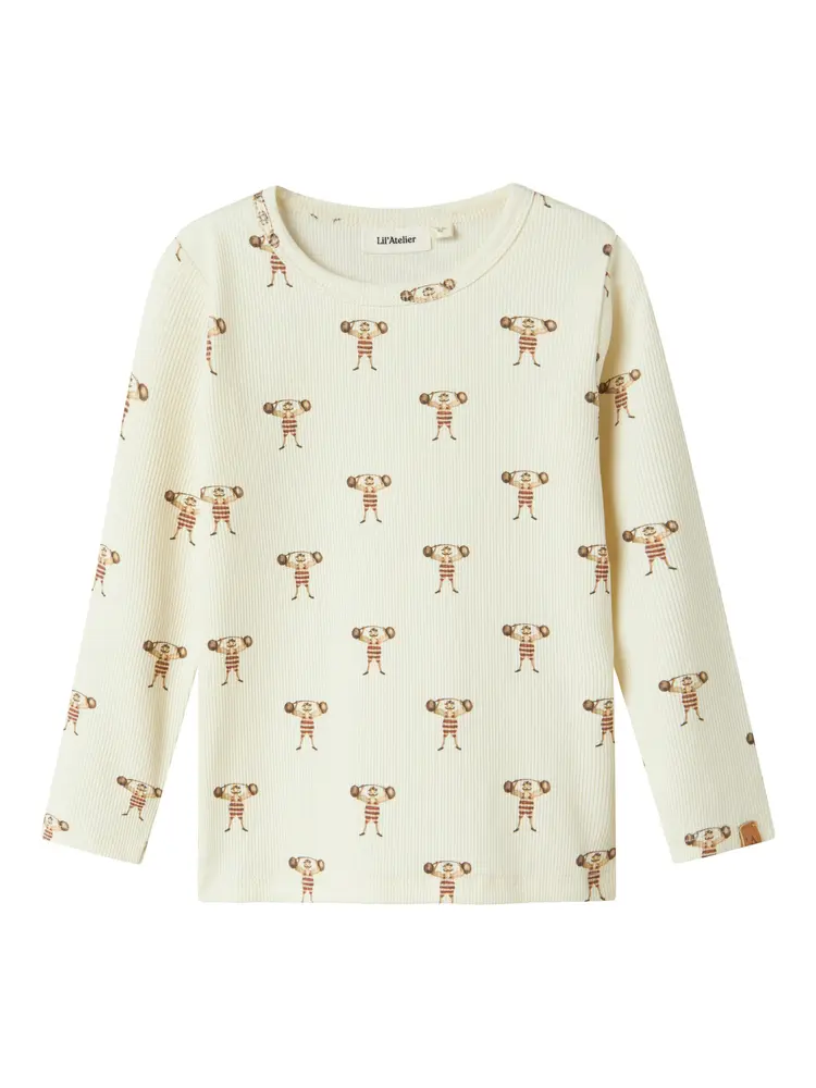 Lavo Enk Bluse - Turtledove fra Lil' Atelier til børn