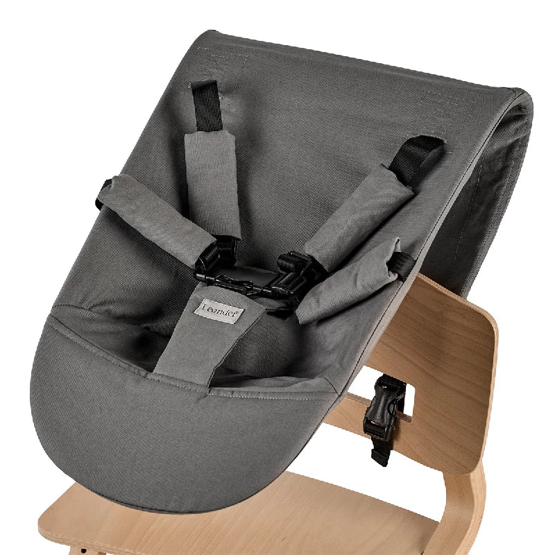 Leander Babyindsats til Højstol - Cool Grey Tilbud!