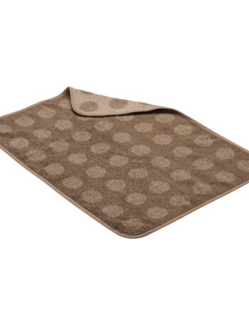 Leander Puslepude Topper Dots Mocca – Økologisk Komfort