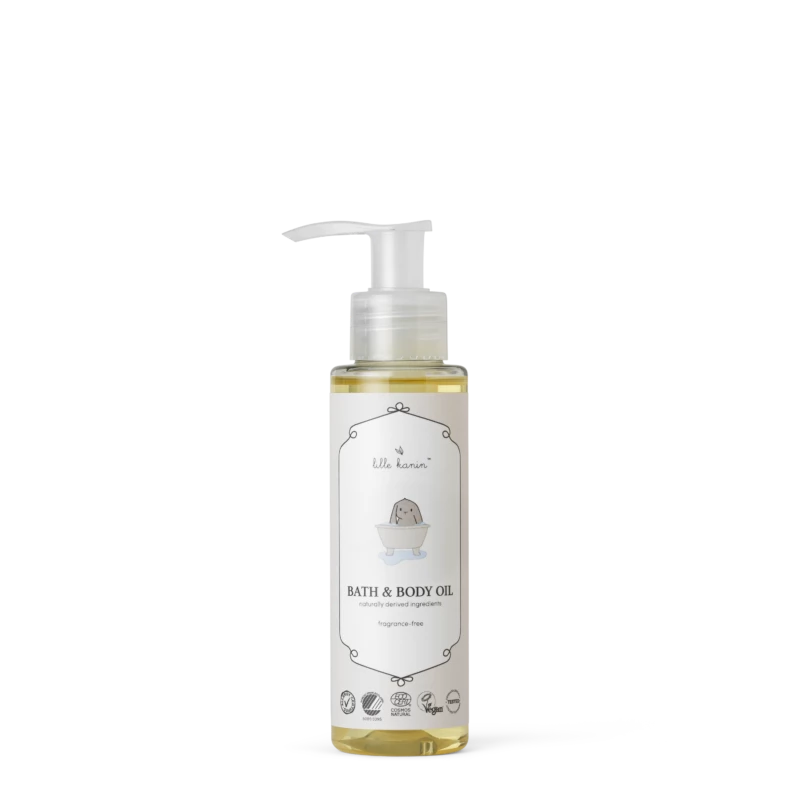 Lille Kanin Badolie 100 ml – Fugtgivende til Babyer