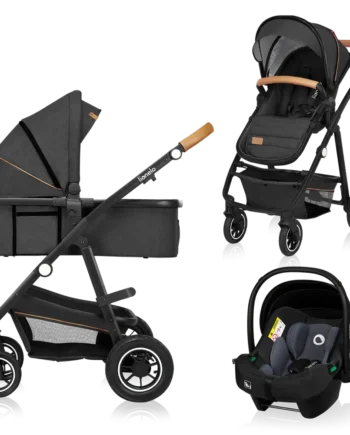 Amber 3i1 Duovogn i Grey Graphite - Fantastisk tilbud!
