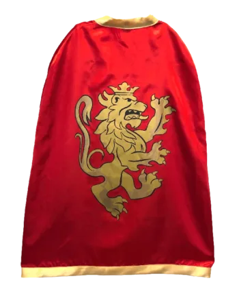 Noble Knight Ridderkappe Rød fra Liontouch - Tilbud!