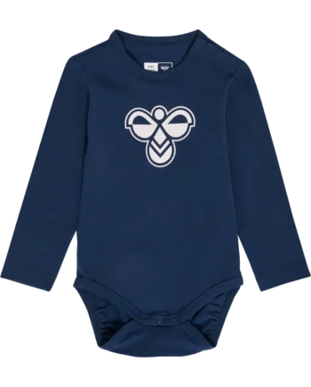 Langærmet Bodystocking med Hummel-logo i Blå