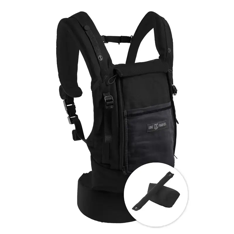 Love Radius Ergonomisk Bæreslynge - Sort Antracit