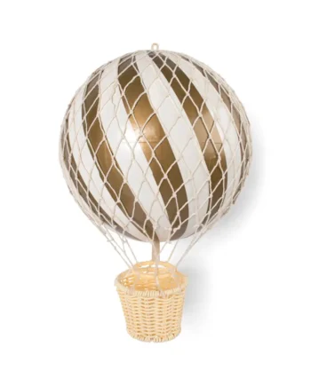 Gylden Luftballon 20 Cm - Jubilæumsdesign fra Filibabba