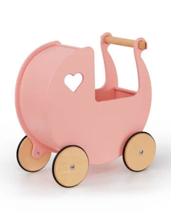 Luksus Pink Dukkevogn fra Moover Toys – Perfekt til Leg!