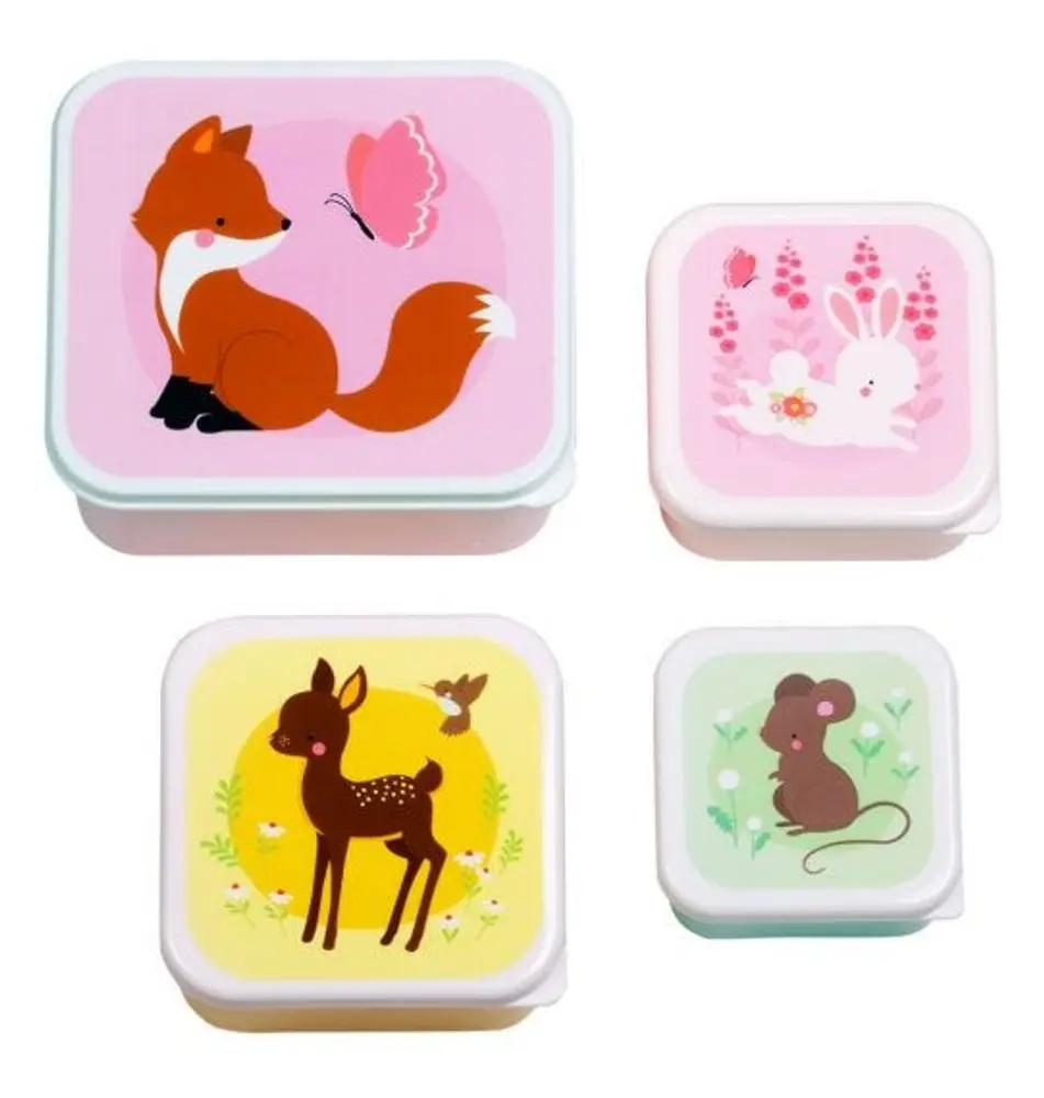 Lunch Snack Box Sæt Forest Friends