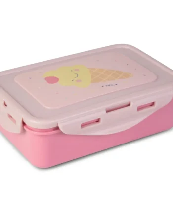 Praktisk pink madkasse til frokost og snacks
