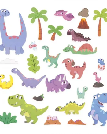 Magneti Stories Dinosaurer - Sjovt Magnetlegesæt til Børn