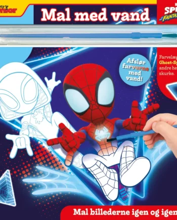 Malebog med Vand - Disney Marvel Spidey - Magiske Sider