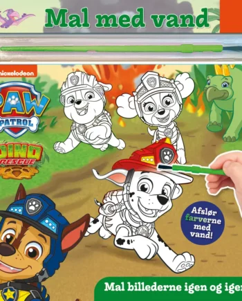Mal med Vand - Paw Patrol Dinoer Aktivitetsbog