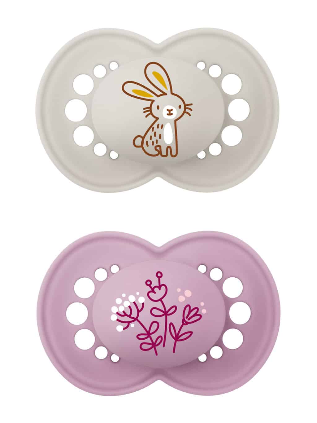 MAM Original Sut 16-36m Natur 2-p Pink - Fantastisk Tilbud!